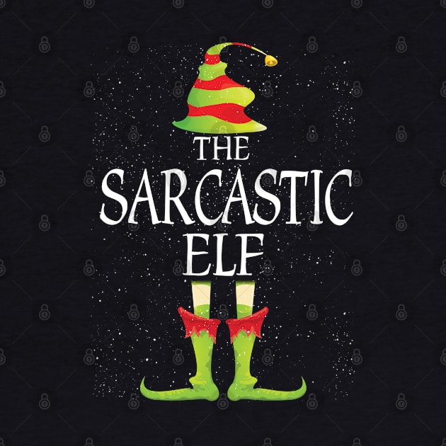 Sarcastic Elf Family Matching Christmas Group Funny Gift by Davishasari